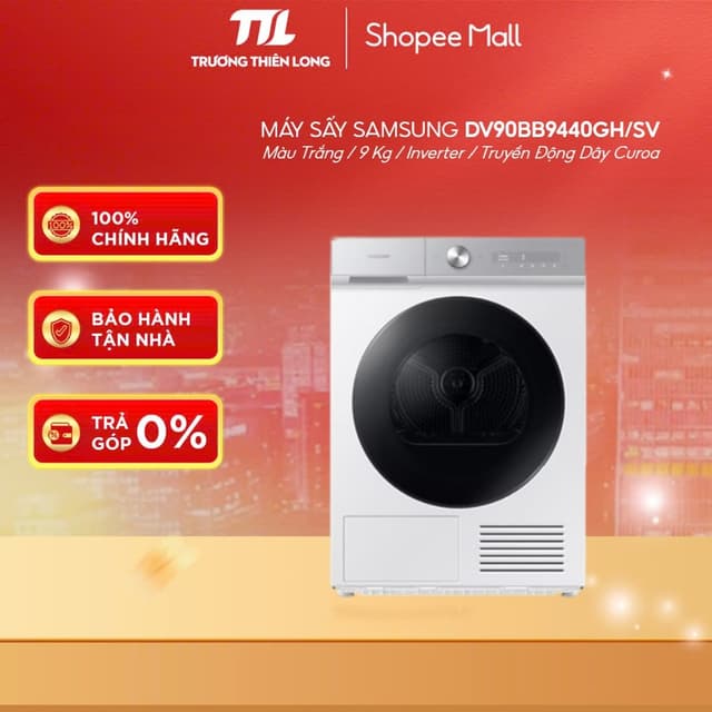 DV90BB9440GH/SV | DV90CGC2A0ABSV - Máy Sấy Bơm Nhiệt Samsung 9 Kg [TOÀN QUỐC] - Ảnh 11