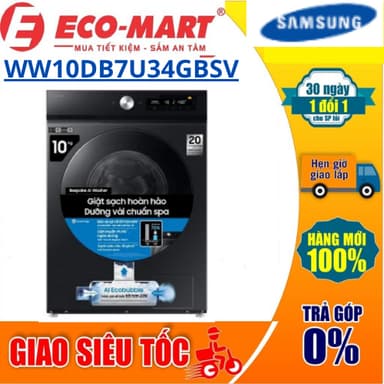 So sánh giá Máy giặt Samsung WW10DB7U34GBSV Bespoke AI EcoBubble Inverter 10 kg rẻ nhất?