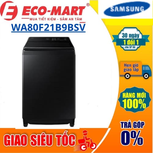 Máy giặt Samsung WA80F21B9BSV Inverter 21 kg cửa trên - Ảnh 3