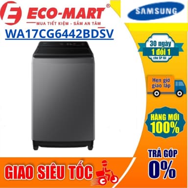 So sánh giá Máy giặt Samsung WA17CG6442BDSV Ecobubble Inverter 17 kg rẻ nhất?