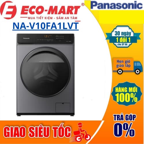 Máy giặt Panasonic NA-V10FA1LVT Inverter 10 Kg cửa ngang ( Tặng giao lắp đặt miễn phí) - Ảnh 5