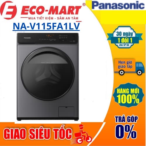 Máy giặt Panasonic NA-V115FA1LV Inverter 11.5 kg cửa ngang ( Tặng giao lắp đặt miễn phí) - Ảnh 6