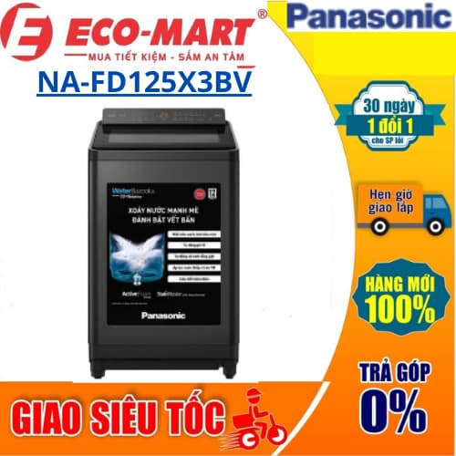Máy giặt Panasonic NA-FD125X3BV Inverter 12.5 kg cửa trên ( Tặng giao lắp đặt miễn phí) - Ảnh 7