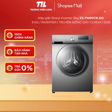 So sánh giá ES-FM90CB-DG / ES-FM90CB-SB - Máy Giặt Sharp Inverter 9 Kg ES-FM90CB rẻ nhất?