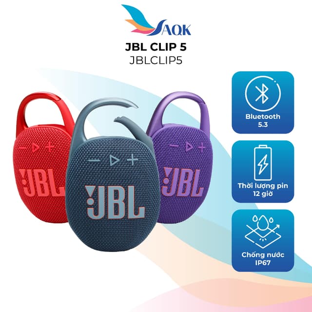 Loa Bluetooth JBL CLIP 5 JBLCLIP5 - Hàng chính hãng - Ảnh 2