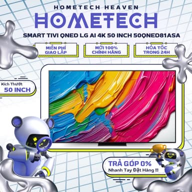 So sánh giá Smart Tivi QNED LG AI 4K 50 inch 50QNED81ASA/ 75 inch 75QNED81ASA - Model 2025, BH Chính hãng rẻ nhất?