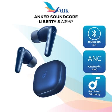 So sánh giá Tai nghe Bluetooth True Wireless Anker Soundcore Liberty 5 A3957 - Hàng chính hãng rẻ nhất?
