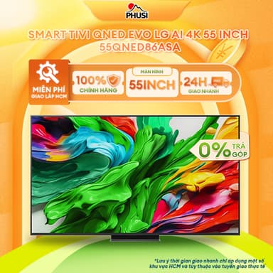 So sánh giá Mới 2025 Smart Tivi QNED evo LG AI 4K 65 inch 65QNED86ASA / 55 inch 55QNED86ASA - BH Chính hãng rẻ nhất?