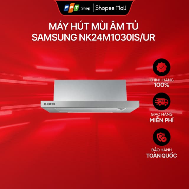 Máy hút mùi âm tủ Samsung NK24M1030IS/UR - Có bộ lọc khử mùi than hoạt tính -  Đèn LED chiếu sáng - Ảnh 11