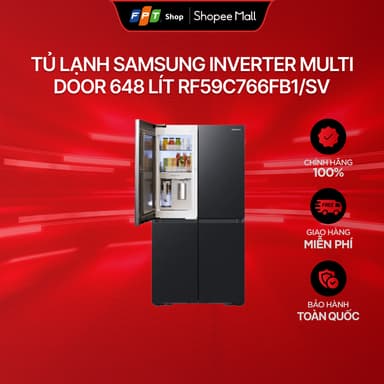 So sánh giá Tủ lạnh Samsung Inverter Multi Door 648 lít RF59C766FB1/SV rẻ nhất?