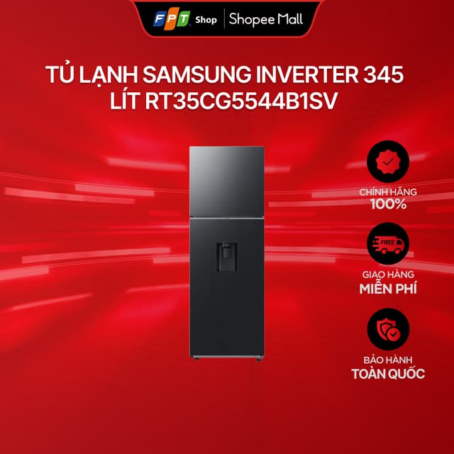 Tủ lạnh Samsung Inverter 345 lít RT35CG5544B1SV - Ảnh 7