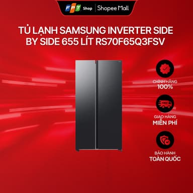 So sánh giá Tủ lạnh Samsung Inverter Side By Side 655 lít RS70F65Q3FSV rẻ nhất?