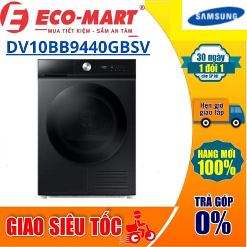 Máy sấy Samsung DV10BB9440GBSV 10 Kg bơm nhiệt ( Tặng giao lắp đặt miễn phí) - Ảnh 3