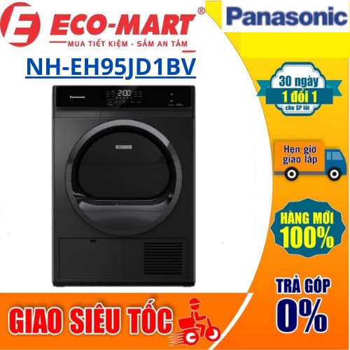 Máy sấy Panasonic NH-EH95JD1BV 9.5 kg bơm nhiệt ( Tặng giao lắp đặt miễn phí) - Ảnh 8