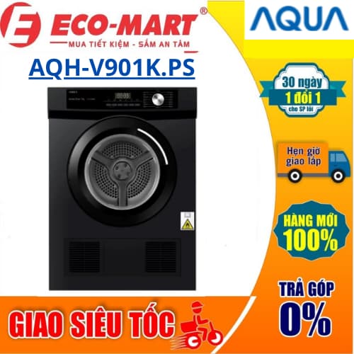 Máy sấy Aqua AQH-V901K.PS 9 kg thông hơi ( Tặng giao lắp đặt miễn phí) - Ảnh 9