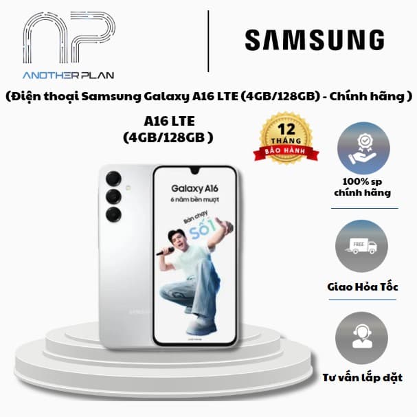 [ Chính Hãng ] Điện thoại Samsung Galaxy A16 LTE (4GB/128GB) - Nguyên Seal - BH 12 tháng - Ảnh 6