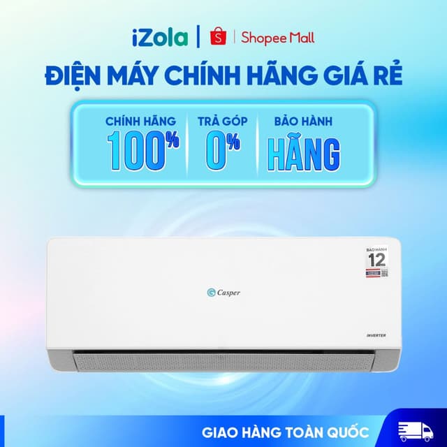QC-12IU36A - Máy lạnh Casper Inverter 1.5 HP QC-12IU36A - Hàng chính hãng - Ảnh 11