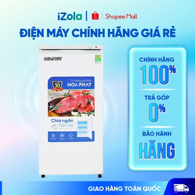 HPF UAH6147 - Tủ đông đứng Hòa Phát 147 Lít HPF UAH6147 - Hàng chính hãng - Ảnh 5
