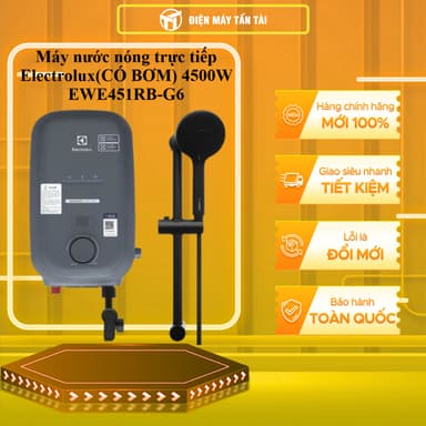 So sánh giá EWE451RB-G6 - Máy nước nóng trực tiếp Electrolux(CÓ BƠM) 4500W EWE451RB-G6 - TOÀN QUỐC rẻ nhất?