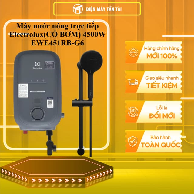 EWE451RB-G6 - Máy nước nóng trực tiếp Electrolux(CÓ BƠM) 4500W EWE451RB-G6 - TOÀN QUỐC - Ảnh 10