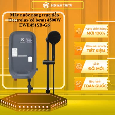So sánh giá EWE451SB-G6 - Máy nước nóng trực tiếp Electrolux(có bơm) 4500W EWE451SB-G6 - TOÀN QUỐC rẻ nhất?