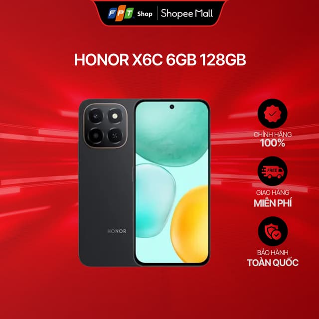 [Chỉ GH tận nơi] Điện thoại Honor X6c 6GB 128GB, bảo hành chính hãng - Ảnh 6