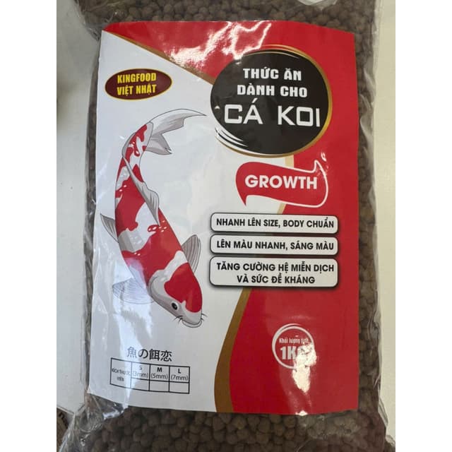 5 Kg Cám cá Koi King Food cao đạm - tăng size, lên màu tốt - Ảnh 6