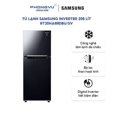 So sánh giá Tủ Lạnh Samsung Inverter 208 Lít RT20HAR8DBU/SV - Khử Mùi Than Hoạt Tính - Bảo Hành 24 Tháng rẻ nhất?