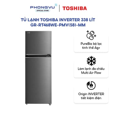 So sánh giá Tủ lạnh Toshiba Inverter 338 lít GR-RT468WE-PMV(58)-MM - Tiết kiệm điện, Làm lạnh đa chiều, Phù hợp gia đình 3-5 người rẻ nhất?