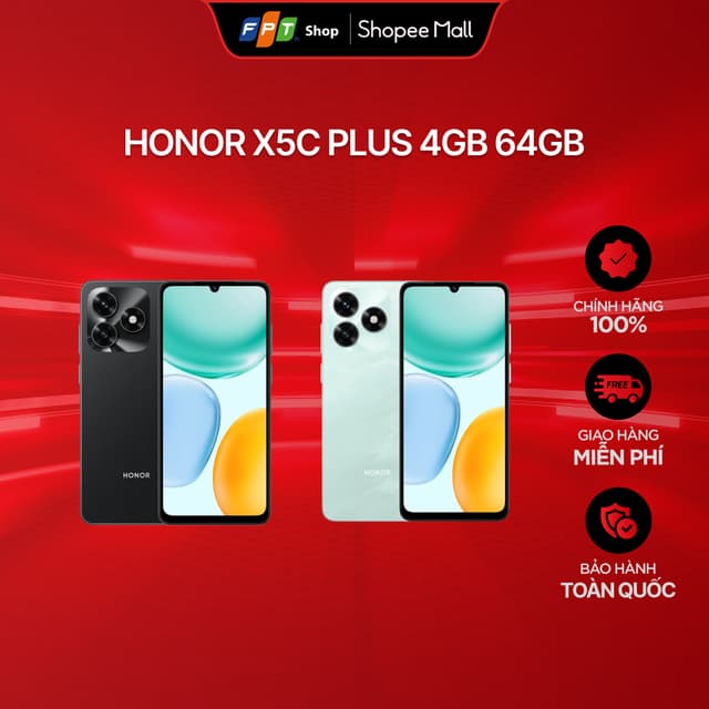 Điện thoại Honor X5c Plus 4GB 64GB - Ảnh 3