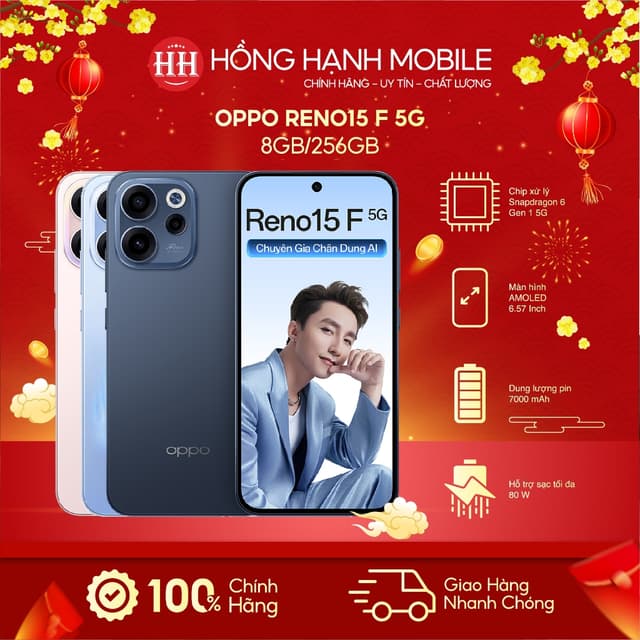 Điện Thoại Oppo Reno15 F 5G 8GB/256GB - Hàng Chính Hãng - Ảnh 4