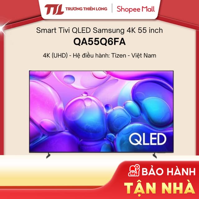 QA55Q6FA - Smart Tivi Samsung QLED 4K AI 55 Inch QA55Q6FA [TOÀN QUỐC] - Ảnh 9