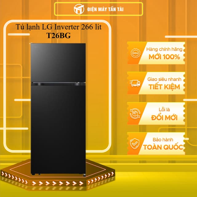 T26BG - Tủ lạnh LG Inverter 266 lít T26BG - BẢO HÀNH CHÍNH HÃNG - MIỄN PHÍ GIAO HCM - Ảnh 11