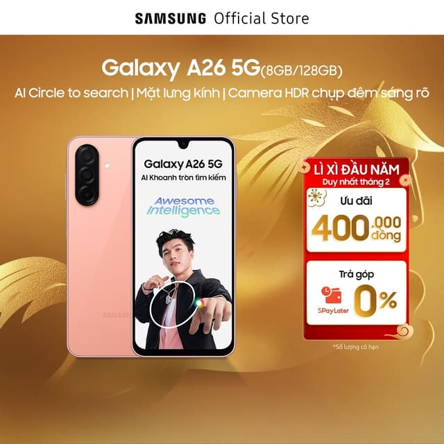Điện Thoại Samsung Galaxy A26 5G 8GB/128GB - Ảnh 3