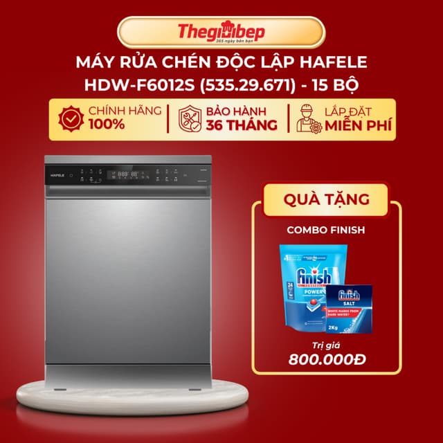 Máy rửa chén độc lập Hafele HDW-F6012S (535.29.671) - Ảnh 10