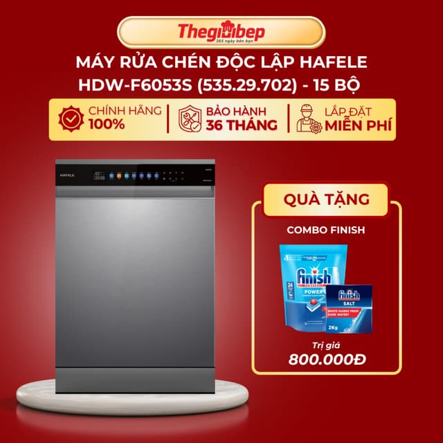 Máy rửa chén độc lập Hafele HDW-F6053S (535.29.702) - Ảnh 9