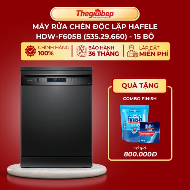 [NEW] Máy rửa chén độc lập Hafele HDW-F605B (535.29.660) - Ảnh 5