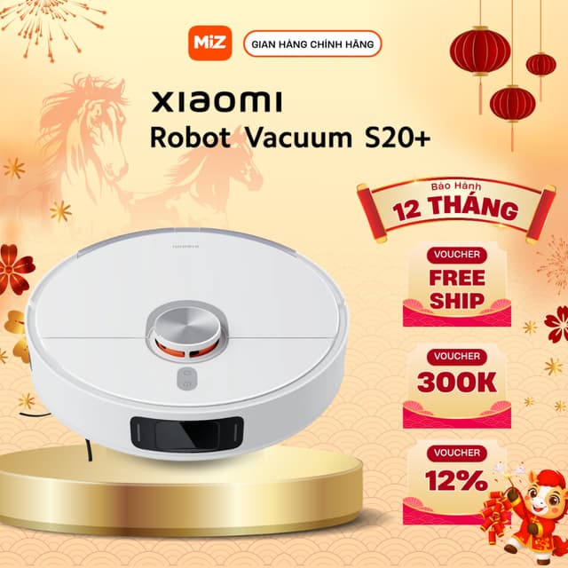 Robot hút bụi lau nhà Xiaomi Robot Vacuum S20+ - Chính Hãng Bảo Hành 12 Tháng Trên Toàn Quốc - Ảnh 9