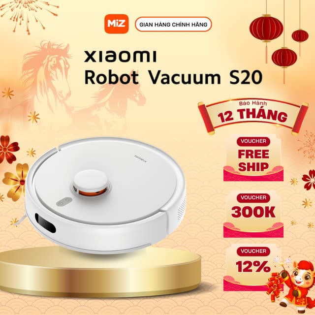 Máy hút bụi lau nhà Xiaomi Robot Vacuum S20 - Hàng chính hãng bảo hành 12 tháng - Ảnh 7