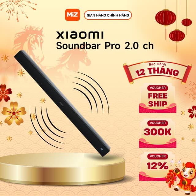 Loa Xiaomi Soundbar Pro 2.0 ch 84W - Kết Nối Có Dây & Bluetooth - Bảo Hành 12 Tháng - Ảnh 5