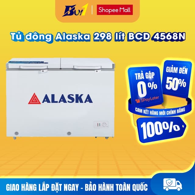 BCD 4568N - Tủ đông Alaska 298 lít BCD 4568N - Hàng chính hãng - Ảnh 4