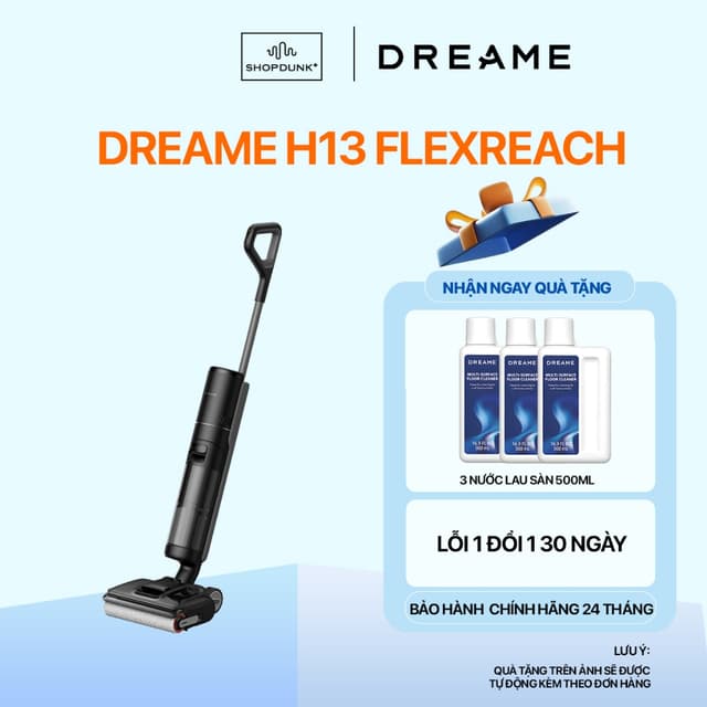 Máy Hút Bụi Lau Nhà Cầm Tay Dreame H13 FlexReach Chính Hãng | Bảo Hành 24 Tháng - Ảnh 8