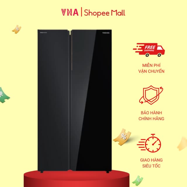 Tủ lạnh Toshiba Inverter 711 lít Side By Side GR-RS905WIA-PGV(22)-XK - Bảo hành chính hãng 24 tháng - Ảnh 2