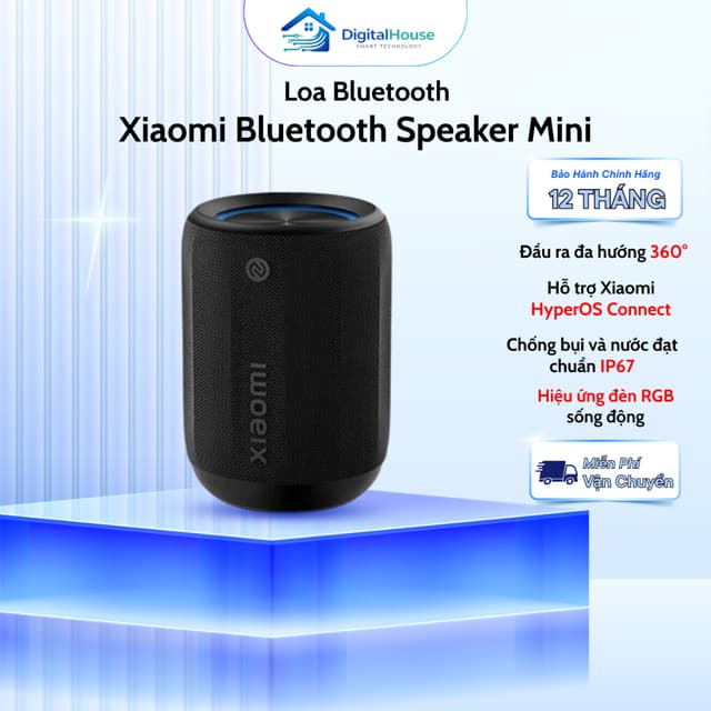 Loa Xiaomi Bluetooth Speaker Mini 6W Đèn LED RGB - Bảo hành 12 Tháng chính hãng - Ảnh 4