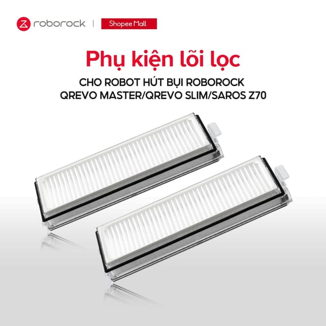 Phụ kiện lõi lọc cho Robot hút bụi Roborock Qrevo Master/Qrevo Slim/Saros Z70/Qrevo Curv 2 Flow (2 cái) - Ảnh 7