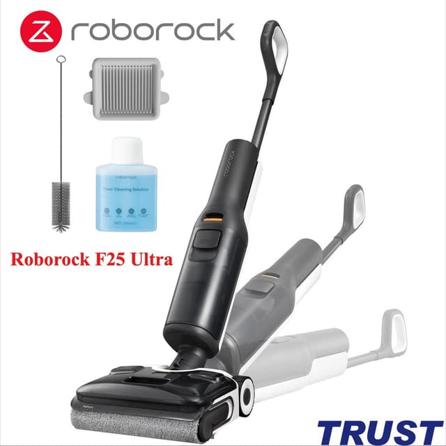 Máy Hút Bụi Lau Nhà Cầm Tay Không Dây Roborock F25 Ultra| Hút Bụi Lau Nhà Bằng Hơi Nước Nóng - Ảnh 1