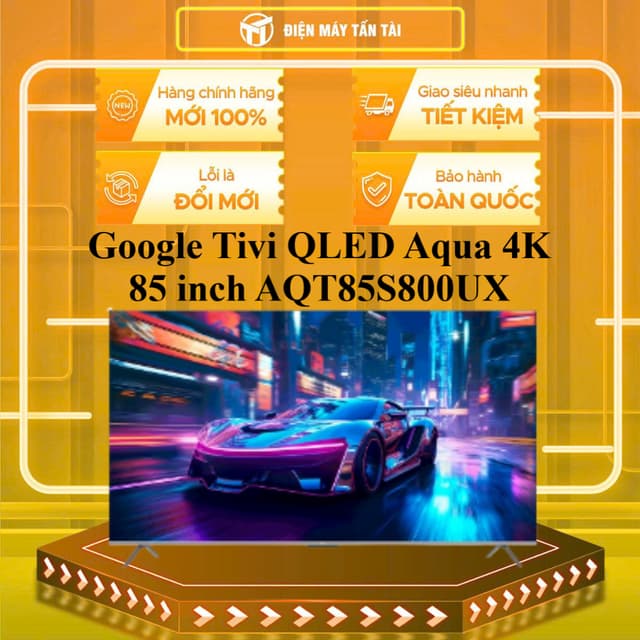 AQT85S800UX - Google Tivi QLED Aqua 4K 85 inch AQT85S800UX - MIỄN PHÍ GIAO HCM - Ảnh 7