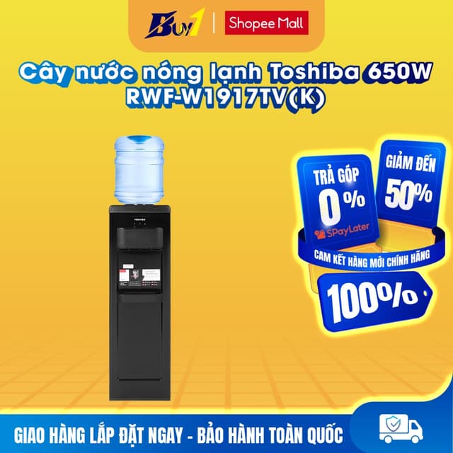 RWF-W1917TV(K) - Cây nước nóng lạnh Toshiba RWF-W1917TV 650W - Hàng chính hãng - Ảnh 6