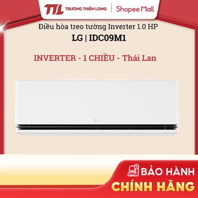 IDC09M1 | IDC09M2 - Máy Lạnh / Điều Hòa LG Inverter 1.0 HP [FREESHIP HCM] - Ảnh 6