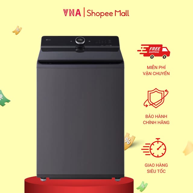 Máy giặt LG AI DD Inverter 22 kg T2522AX7G - Chính hãng bảo hành 24 tháng - Ảnh 3
